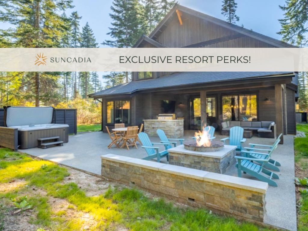 Suncadia 4 Bdrm Home Beautiful Floor To Ceiling Fireplace Cle Elum Exterior photo